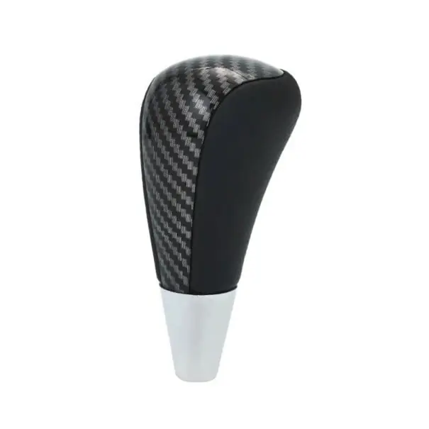 Ră handle de schimbător de viteze 10 cm din piele PU pentru automată, culoare carbon Livrare expres