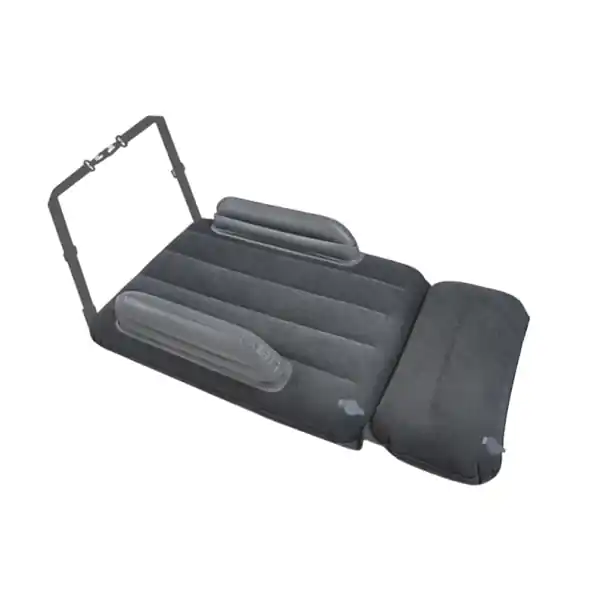 Saltea gonflabilă pentru copii 95 x 48 cm PVC Design ergonomic Curea ajustabilă Bloc lateral dublu 10 cm Pătuț de călătorie pentru mașină și avion Livrare rapidă