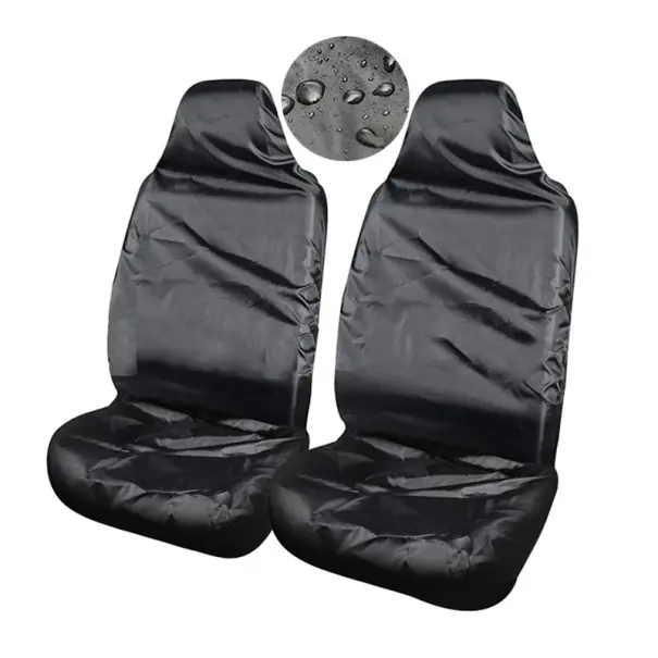 Vezi acum Set 2 huse scaun auto fata impermeabile 132×54 cm Huse de protectie auto din material Oxford Huse universale impotriva murdariei si deteriorarii