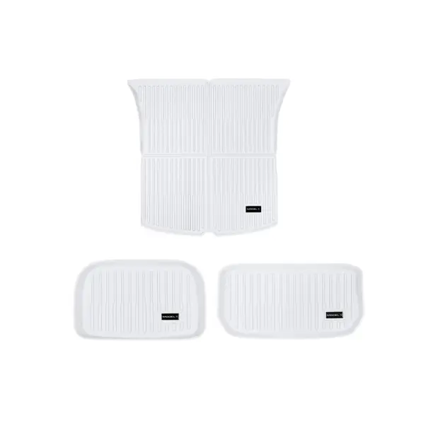 Set complet de covorașe pentru portbagaj pentru Tesla Model Y Juniper 2025 Portbagaj principal etaj inferior și portbagaj frontal protecție modelată Vezi acum