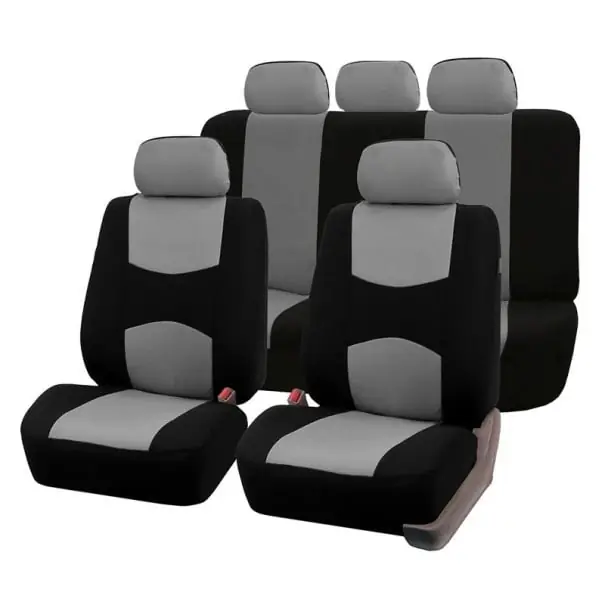 Set universal de huse de scaun auto pentru 5 locuri Huse de protecție pentru scaune de mașină Material respirabil Ușor de întreținut Design elegant Ușor de instalat Premium