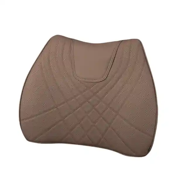 Livrare rapidă Sprijin lombar pentru mașină din spumă cu memorie și piele sintetică 40x30x8 cm Suport ergonomic pentru spate Perna pentru o ședere sănătoasă Confort în călătorie