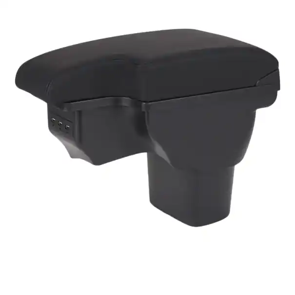 Ofertă de sezon Suport pentru cot 35 x 16 cm pentru Nissan Juke și Infiniti ESQ 2010–2019 Piele naturală cu două straturi Plastic ABS Cutie de depozitare cu USB și USB-C pentru consola centrală