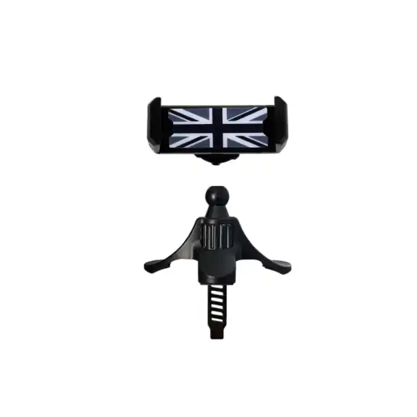 Suport pentru telefon auto 9 x 5,8 cm cu motivul steagului britanic pentru guri de ventilație rotunde Fixare solidă Introducere rapidă a telefonului Doar azi