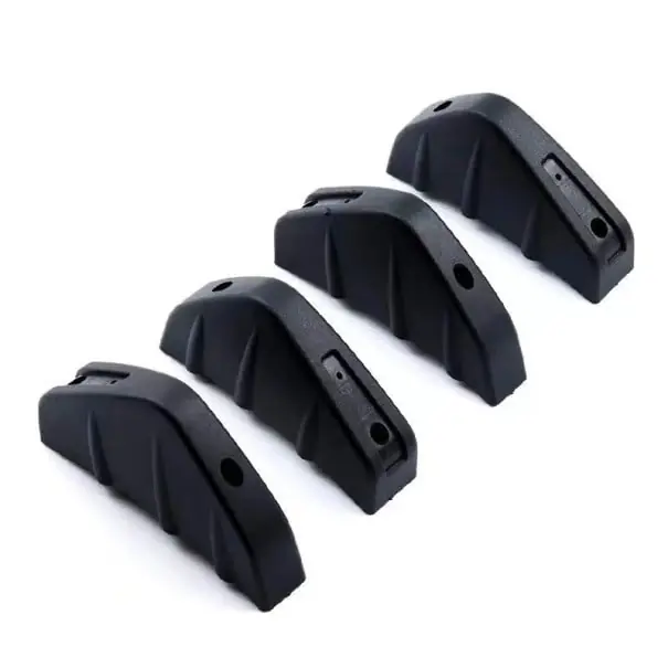 4 bucăți difuzor negru 12,5 x 6,5 cm Universal ABS spoiler pentru bara de protecție împotriva coliziunii Kit de montaj cu accesorii Accesorii de tuning Preț redus