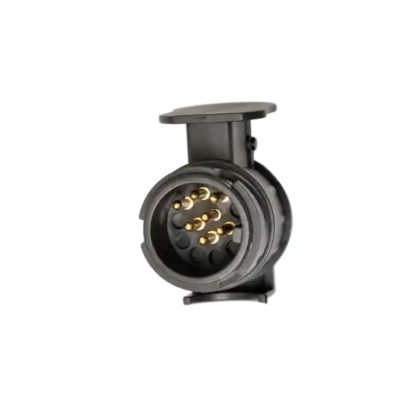 Popular Adaptor rezistent 13 pini la 7 pini pentru remorcă 12V conector din plastic pentru dispozitive de remorcare priza A30 protecție conexiune universală auto