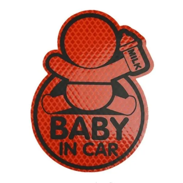 Reducere de preț Adeziv auto reflectorizant Baby in car