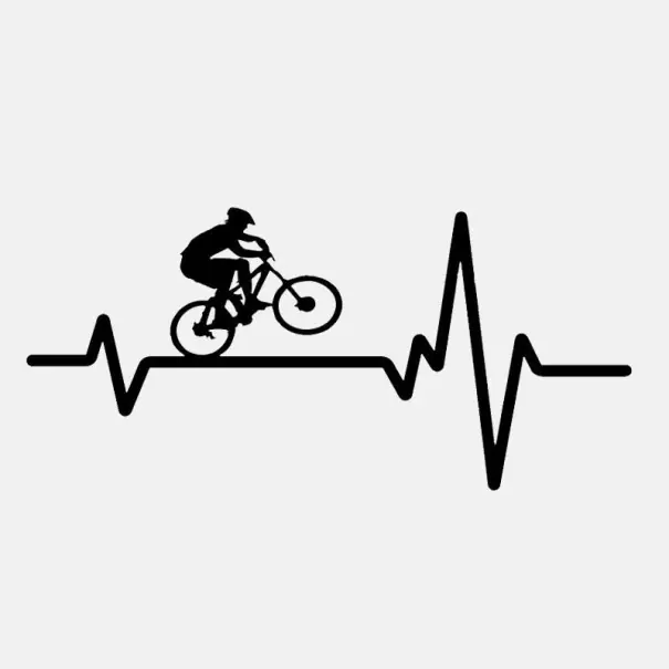 Autocolant auto - biciclist Bestseller