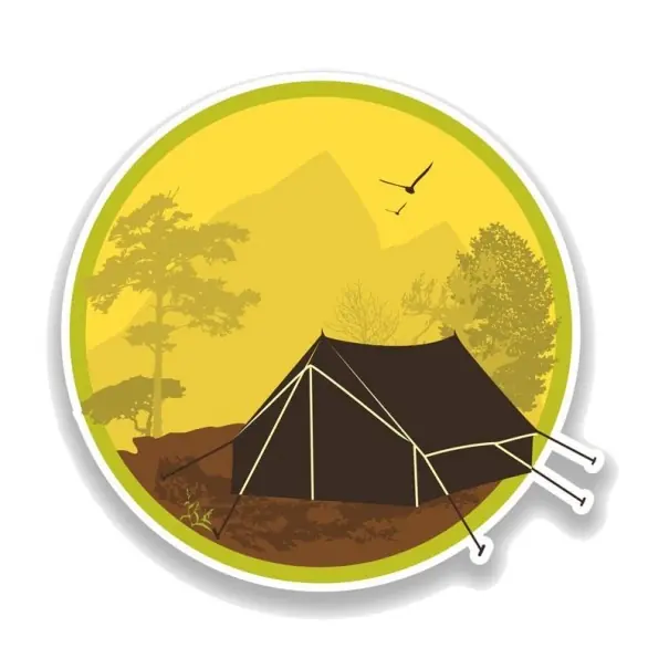 Ofertă Autocolant auto - camping