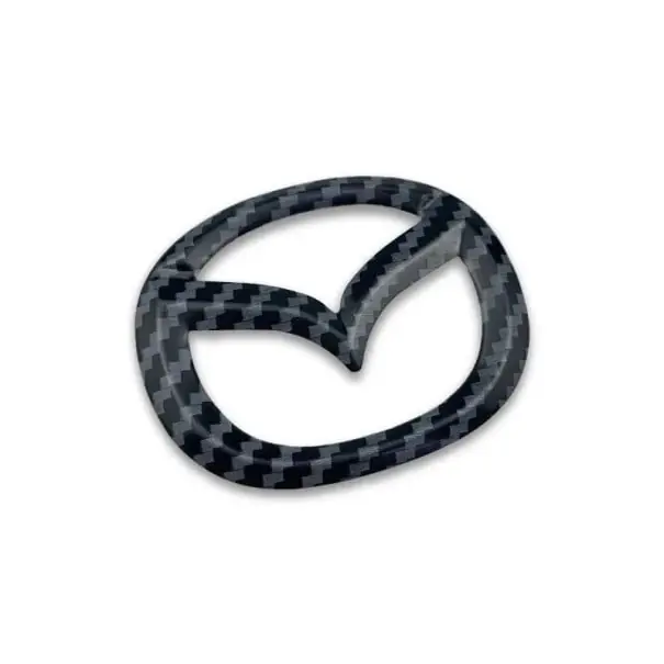 Emblema din carbon, autocol ABS pentru volan, decorare interioară pentru Mazda MX-5 2 3 5 6 CX-3 CX-5 CX-7 CX-8 RX-8 Axela Comandă acum