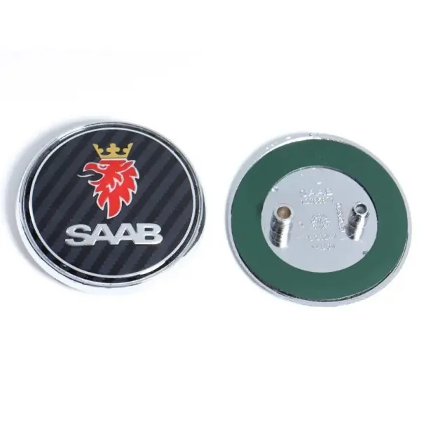 Emblema SAAB pentru spate 68mm Autocolant rotund de diverse culori Logo pentru portbagaj Accesoriu auto pentru vehiculele SAAB 9-3 9-5 93 95 Comandă acum