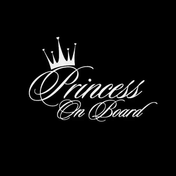 Cumpără online Autocolant auto Princess On Board