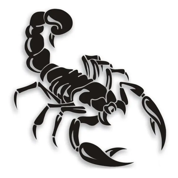 Cumpărături sigure Autocolant auto Scorpion