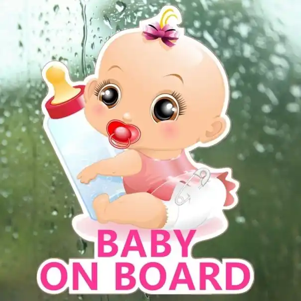 Preț mic Autocolant baby on board B483