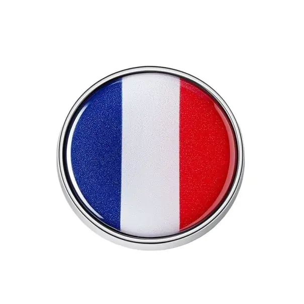 Disponibil imediat Autocolant cu steagul francez
