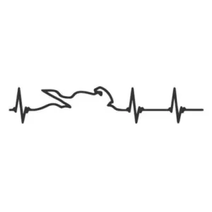 Ofertă specială Autocolant pentru ritmul cardiac B476