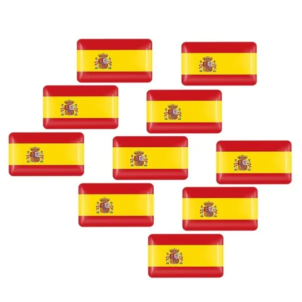Promoție Autocolant steag spaniol 10 buc