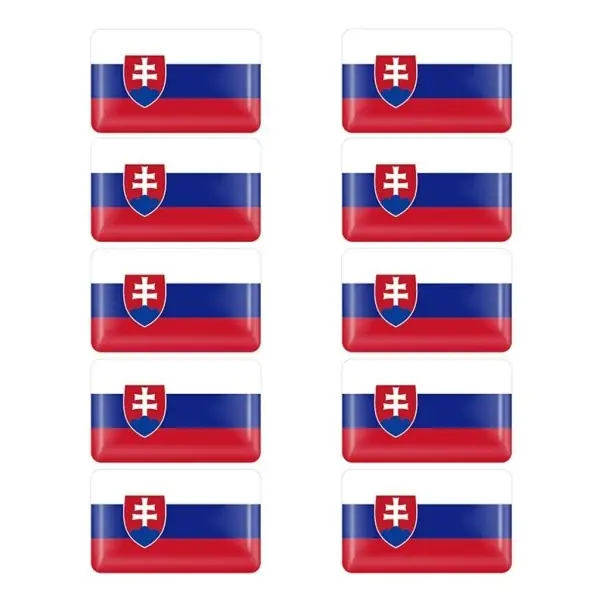 Autocolant steagul Slovaciei 10 buc Cel mai vândut