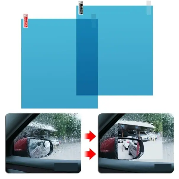 Ofertă Folie auto anti-ploaie 2 buc