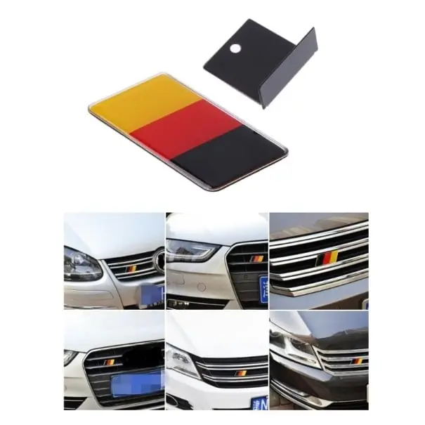Premium Insigna drapelului german pe o mașină