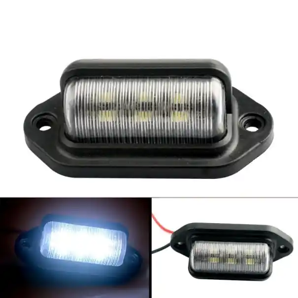 Chilipir Lumină cu înmatriculare LED 2 buc