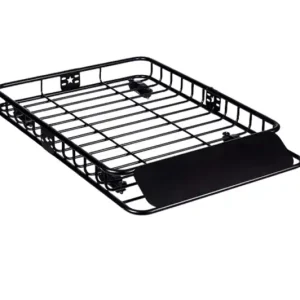 Suport de acoperiș pentru mașină cu capacitate de încărcare de 90,7 kg 1175 × 915 × 114 mm oțel negru pentru transportul bagajelor pe acoperișul vehiculului Ultima șansă
