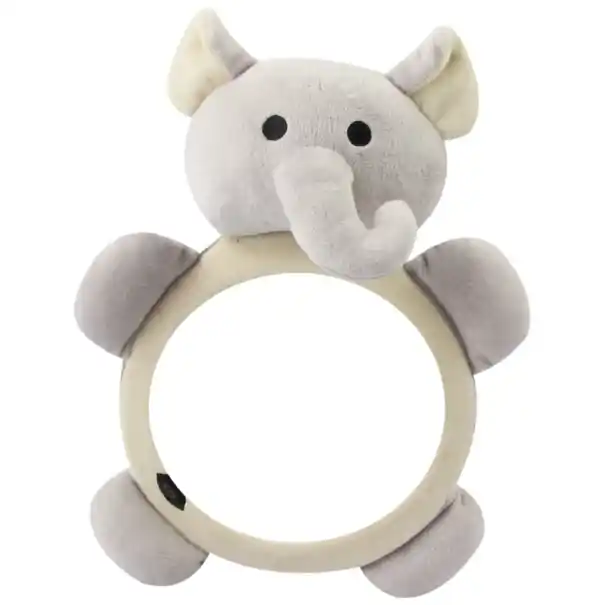 Oglindă retrovizoare pentru copii, 28x21 cm, în formă de elefant, incasabilă, cu unghi larg de vizualizare, pentru tetieră, scaun auto Discount