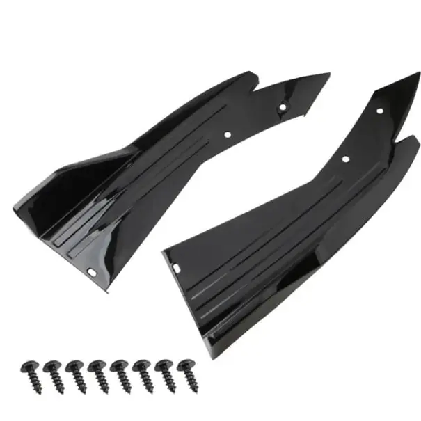 Disponibil imediat Protecție universală pentru bara de protecție din spate 48×16,5 cm Model din fibră de carbon ABS Spoiler pentru colțul din spate Apărătoare pentru vehicul Protecție împotriva coliziunilor