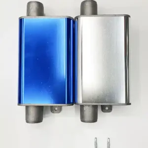 Chilipir Tăviță de evacuare 115,4 x 74,3 x 24 mm Oțel inoxidabil Capăt universal pentru automobil