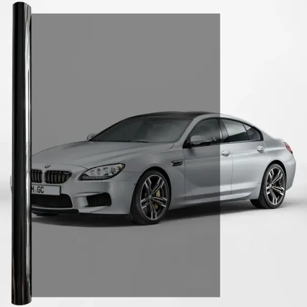 Folie nuantare geamuri auto 50% 50 x 600 cm Film nuantare geamuri auto Film protectie solara UV Folie nuantare geamuri auto Ofertă
