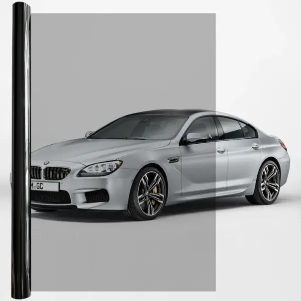 Discount Folie nuantare geamuri auto 70% 50 x 600 cm Folie nuantare geamuri auto Film colorat usor Protectie UV