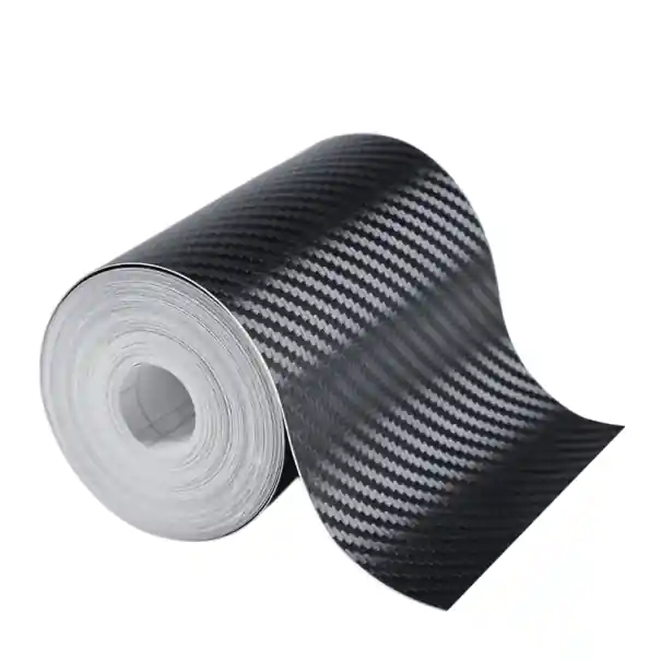 Ofertă specială Banda autoadeziva nano carbon 10cm x 3m Folie de protectie de carbon lata pentru masina Usi Bare de protectie Oglinzi Suprafete Impermeabil Anti-zgarieturi