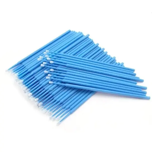 Preț promoțional 100 de bucăți de pensule pentru pictură de 10 cm Stilou de retușare din plastic pentru lac Bețișoare fine de aplicare pentru reparații de detalii și retușuri minore