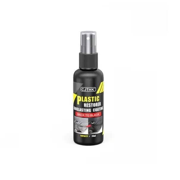 Detergent și revigorant plastic și piele 20 ml cu burete Cosmetice auto Restaurare plastic și piele Îngrijire tablou de bord Curățare interior auto Cel mai bun preț