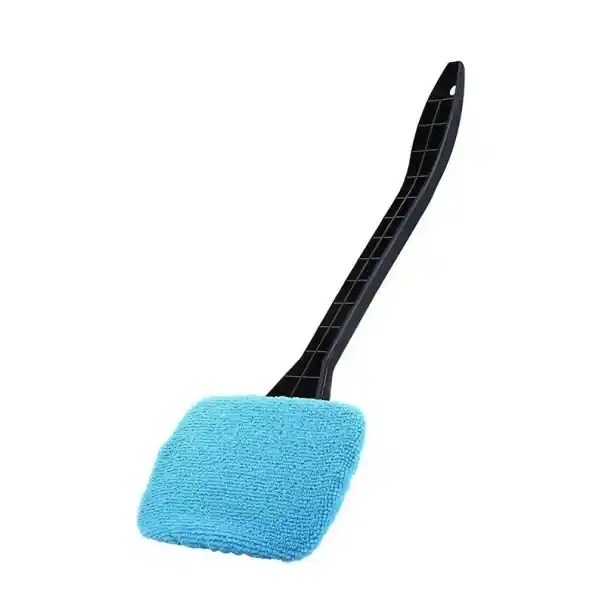Ieftin Instrument de curățare a parbrizului 40cm cu cap rotativ lavetă din microfibră 12.5x8.8cm curățitor de geamuri auto mâner PP material poliester