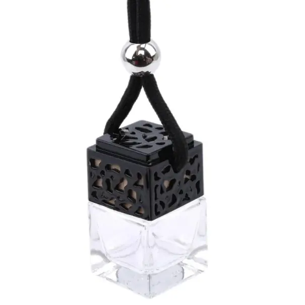 Comandă acum Odorizant auto din sticlă, sticlă de parfum, uleiuri esențiale, aromă, sticlă, oglindă, decor interior auto, agățat