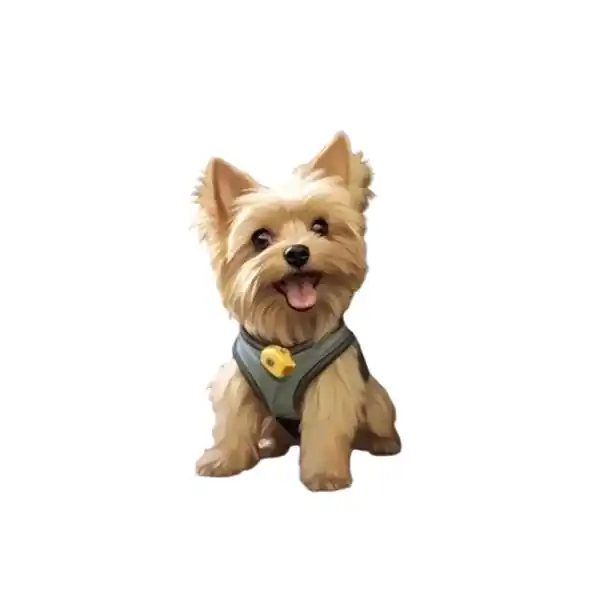 Ieftin Osv fresh air freshener for car clip for ventilation 2D diffuser approx. 6 cm beige dog with harness interior car decoration