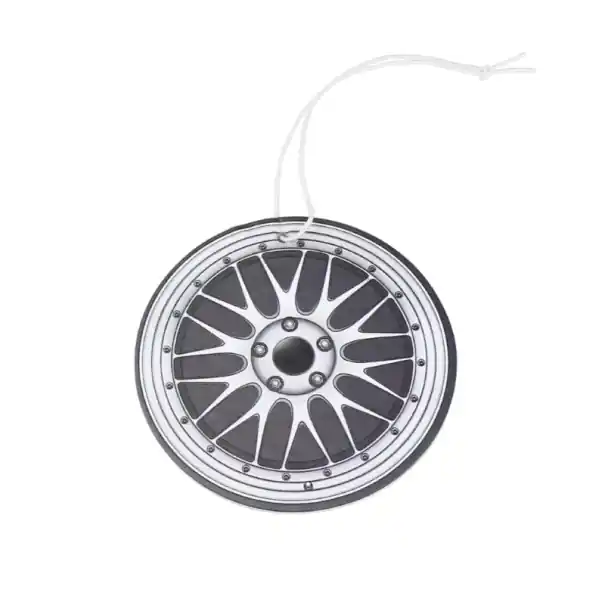 Bestseller Osv fresh air freshener for car hanging on rearview mirror bicycle motif 8 × 8 cm solid gray-black interior accessory