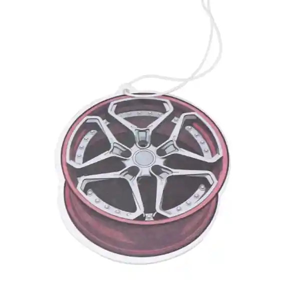 Osv fresh air freshener for car hanging on rearview mirror bicycle motif 8.5 × 9 cm solid construction red gray interior accessory Nu rata