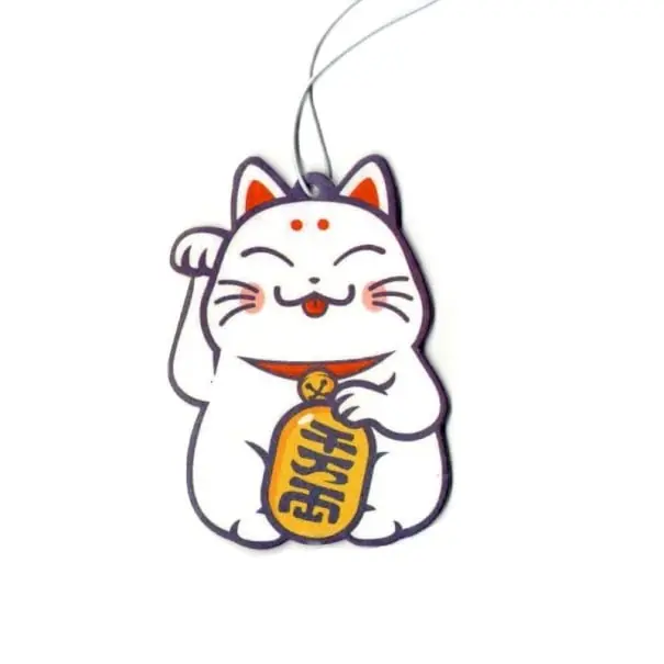 Super ofertă Osv fresh air freshener for car mirror pendant aromatherapy decoration with Maneki Neko cat motif and lucky coin hanging accessory