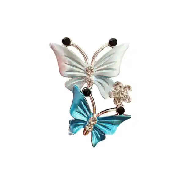 Livrare gratuită Osv fresh air freshener for car ventilation clip double butterfly aromatherapy decoration 5 × 3.5 cm metal holder car interior