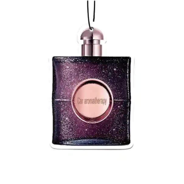 Mai ieftin Osv freshător de aer pentru mașină cu motiv de parfum 9 × 6,5 cm aromaterapie pandantiv violet