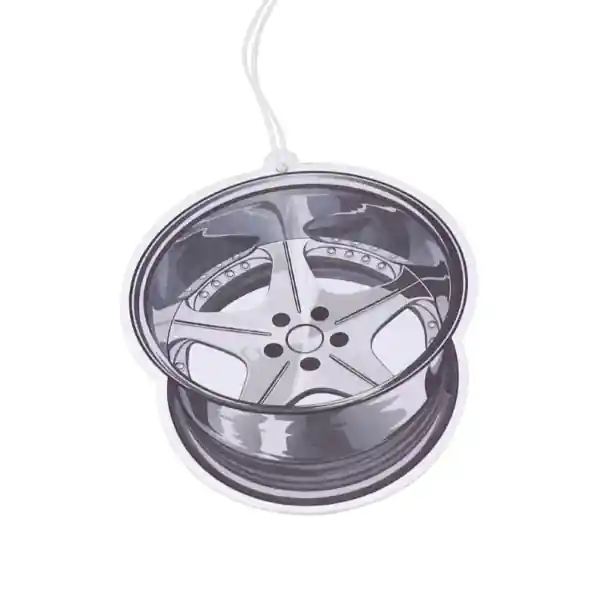 Osv freshener air car hanging on rearview mirror bicycle design 9 × 8,5 cm solid design silver interior accessory car Plată sigură