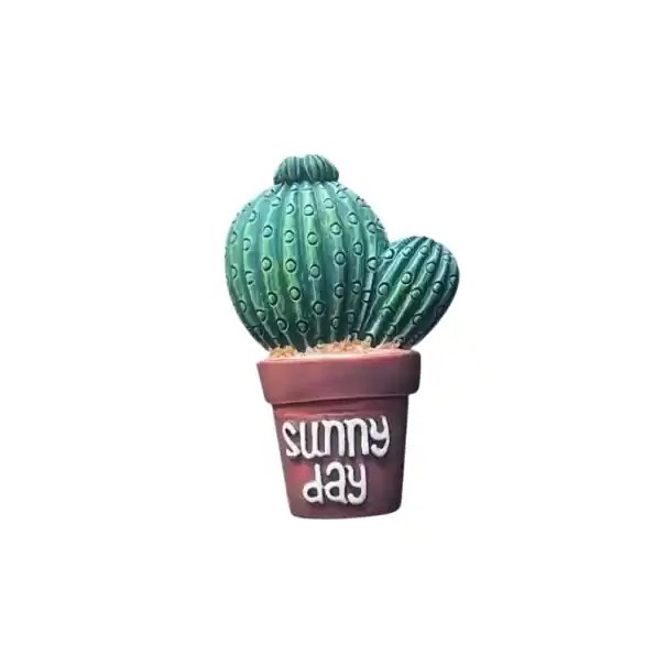 Retur ușor Osvfreshor de aer pentru mașină cu clips pentru ventilație 2D difuzor cca 6 cm cactuș verde în ghiveci decorare interior auto