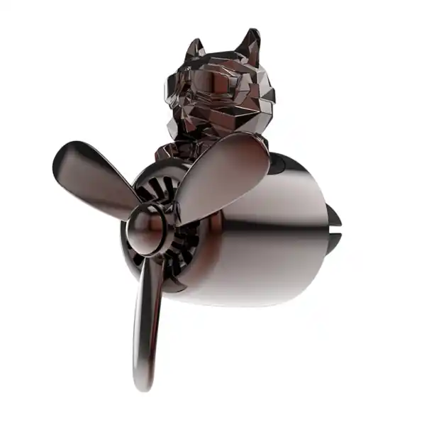 Lichidare de stoc Osvfreshovaț vzduchu pentru mașină bulldog cu elice difuzor pentru ventilație 7,2 × 6 × 5 cm decorare aromă interior vehicul