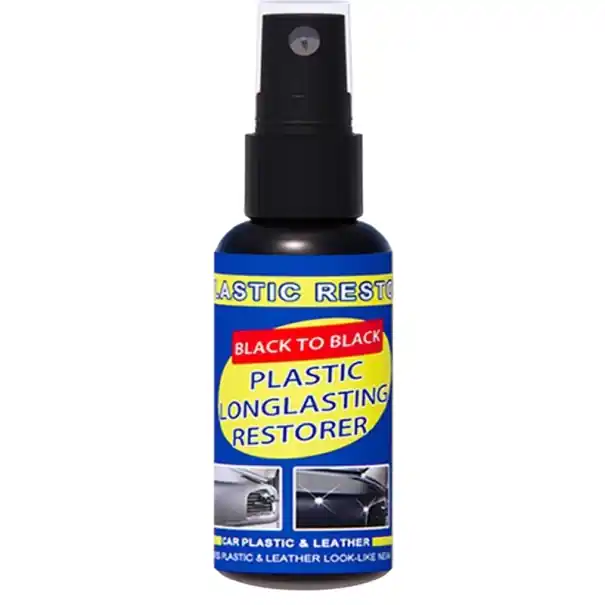 Premium Reîmprospătare și curățare plastic și piele 50 ml cu burete Curățarea și restaurarea materialelor plastice și a pielii Cosmetice auto Îngrijirea interiorului auto
