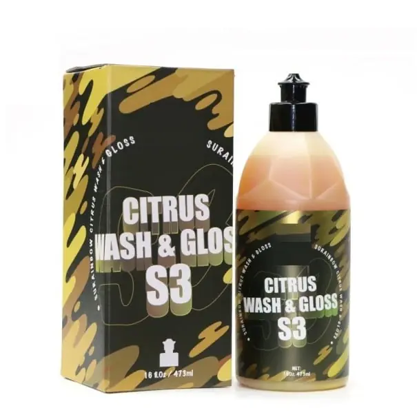 Reducere Săpun spumant pentru spălat auto 473 ml Detergent citrice pentru caroserie, geamuri, roți, oglinzi Efect puternic de curățare strălucire și parfum proaspăt
