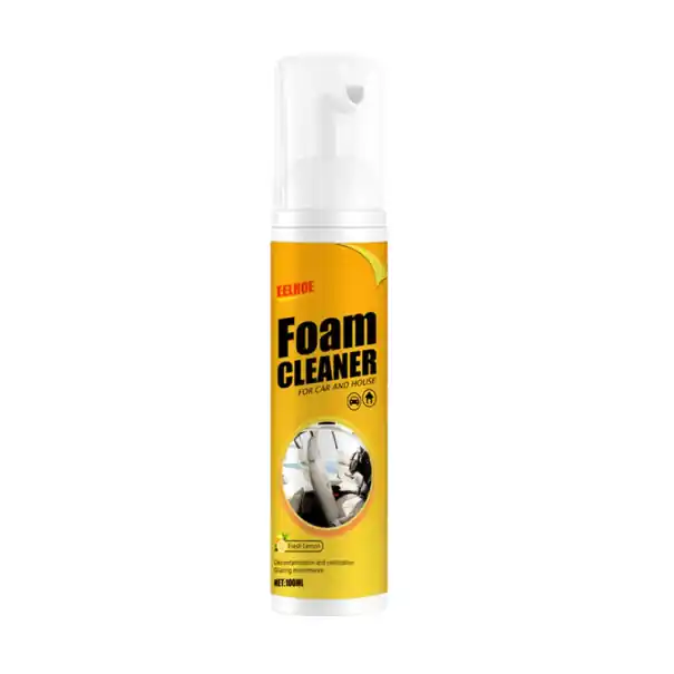 Plată securizată Spray de curățare cu spumă multifuncțională 100 ml pentru îndepărtarea petelor Detergent pentru interiorul mașinii scaune Plastic Textile Planșa de bord Universal