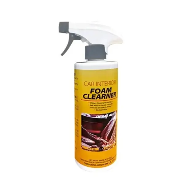 Spumă de curățat în spray pentru mașină 500 ml Detergent multifuncțional pentru interior și exterior Plastic Textil Piele Sticla Doar azi