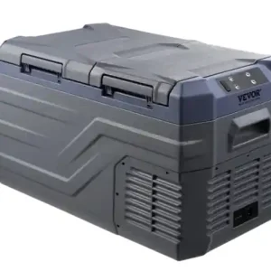 Super ofertă Autochladniță portabilă 25 l 618×372×376 mm gri-albastră compactă pentru mașină, ideală pentru călătorii, excursii și camping